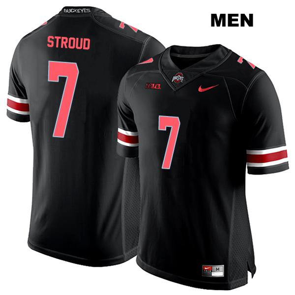 CJ Stroud Ohio State Buckeyes Authentic Mens Stitched no. 7 Black College Football Jersey