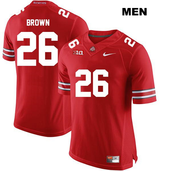 Cameron Brown Ohio State Buckeyes Authentic Stitched Mens no. 26 Red College Football Jersey