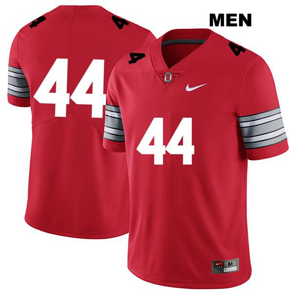 JT Tuimoloau Ohio State Buckeyes Authentic Mens no. 44 Stitched Darkred College Football Jersey - No Name