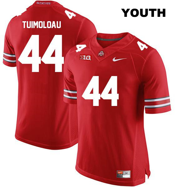 JT Tuimoloau Ohio State Buckeyes Authentic Stitched Youth no. 44 Red College Football Jersey