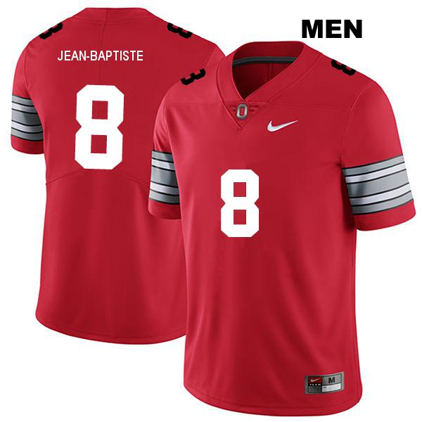 Javontae Jean-Baptiste Stitched Ohio State Buckeyes Authentic Mens no. 8 Darkred College Football Jersey