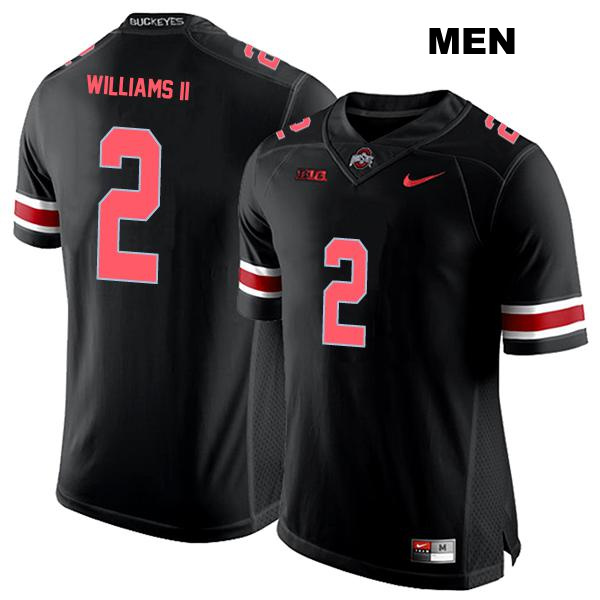 Kourt Williams II Ohio State Buckeyes Stitched Authentic Mens no. 2 Black College Football Jersey
