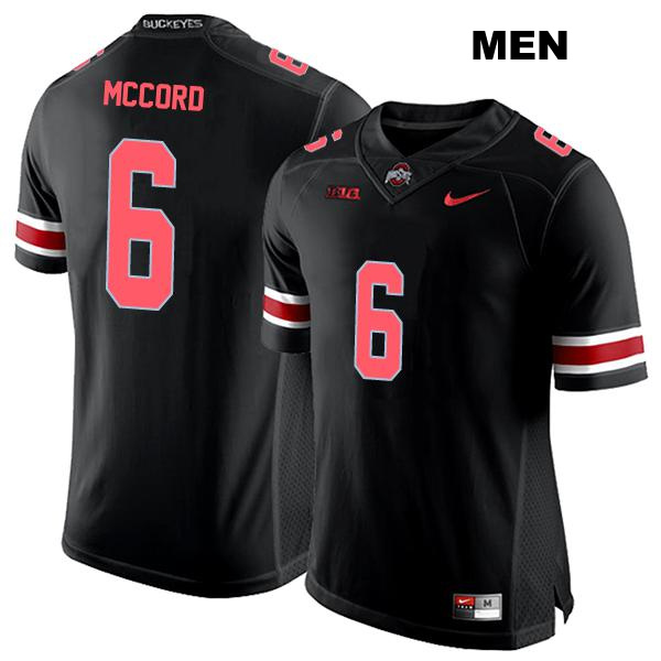 Kyle McCord Ohio State Buckeyes Authentic Mens Stitched no. 6 Black College Football Jersey